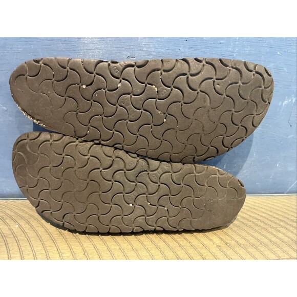 Birkenstock Madrid Womens Slide Sandal Size 8 US 39 Single Strap brown leather - Picture 9 of 10